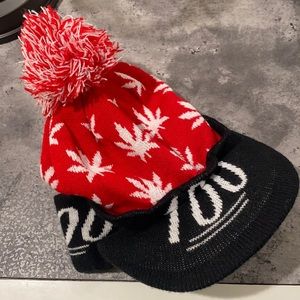 Canadian Leaf Styled “Keep it 100” Winter Hat